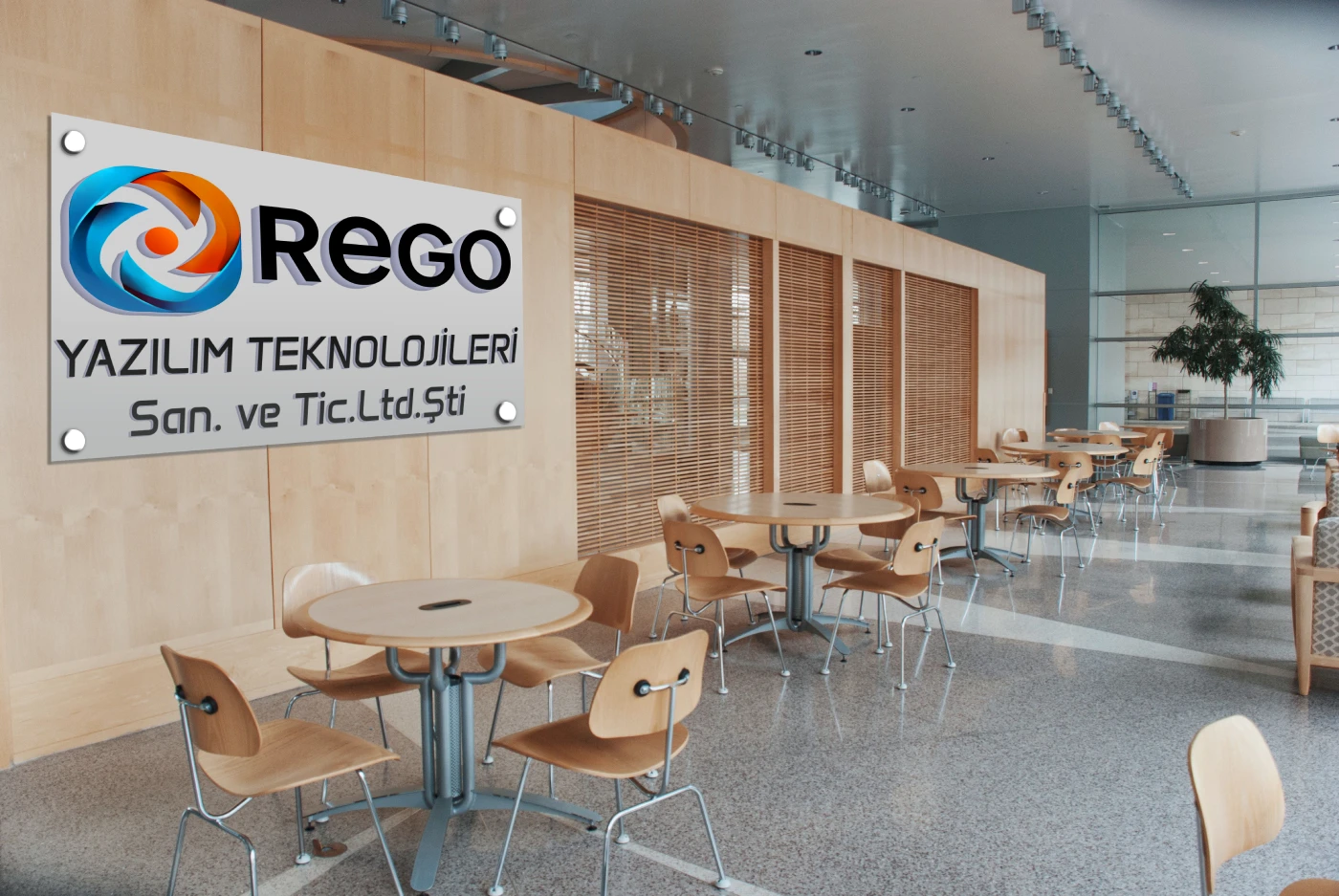 REGO Yazılım Teknolojileri lobi görseli